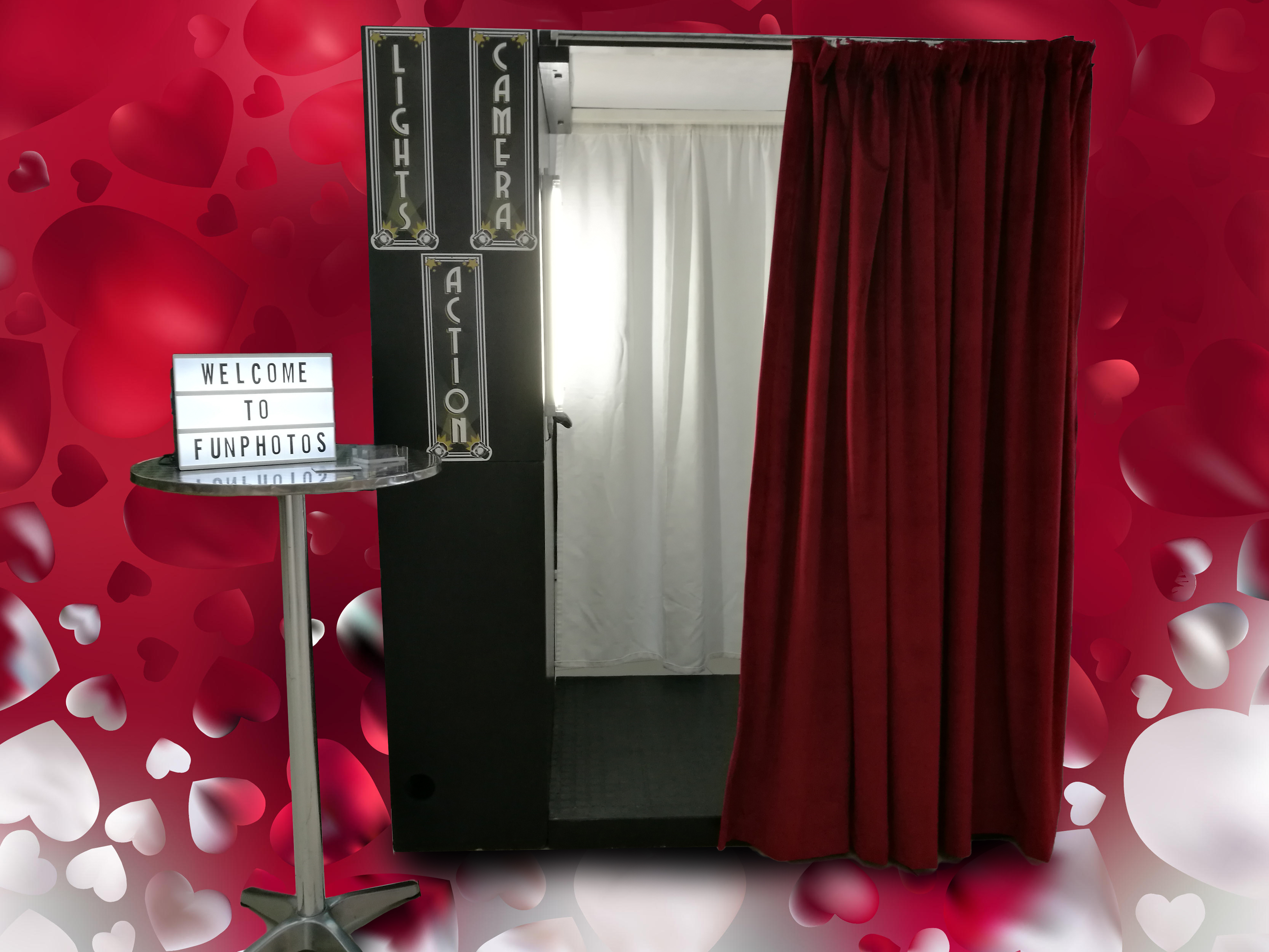 Express Your Selfie in our Fun Photobooth
